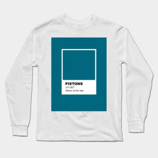 313 Teal Pantone Long Sleeve T-Shirt